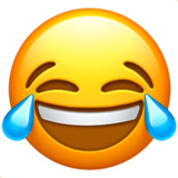 face with tears of joy